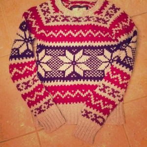 Patterned winter sweater