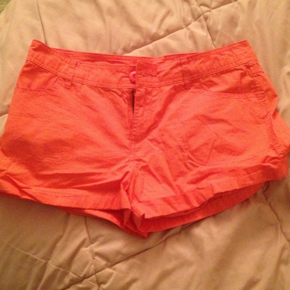 Coral shorts by Forever21. NWOT, never worn before