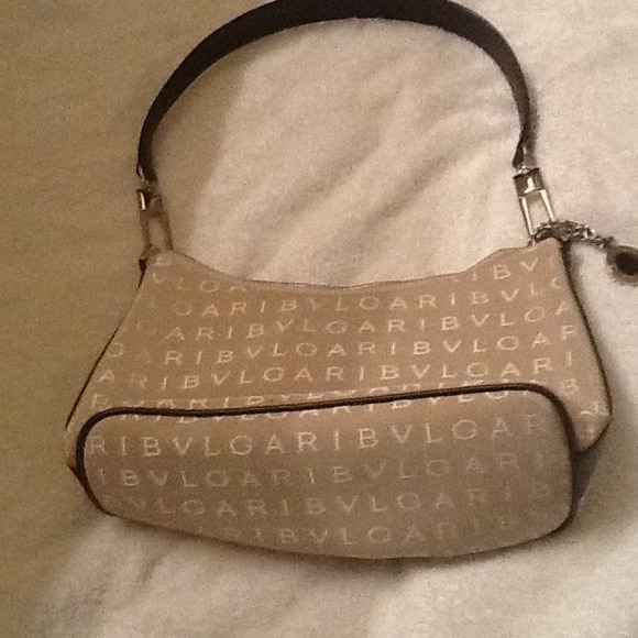Bvlargi logo tan handbag