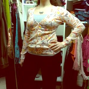 H&M floral print cardigan