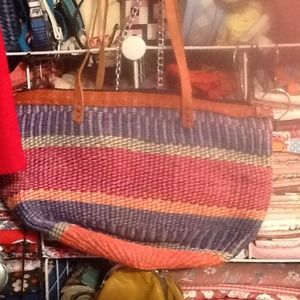 Woven jute bag