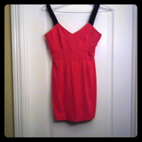 Forever 21 hot pink dress