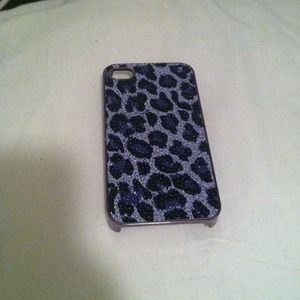 ❌ TRADED ❌Purple cheetah print iPhone 4/4s case