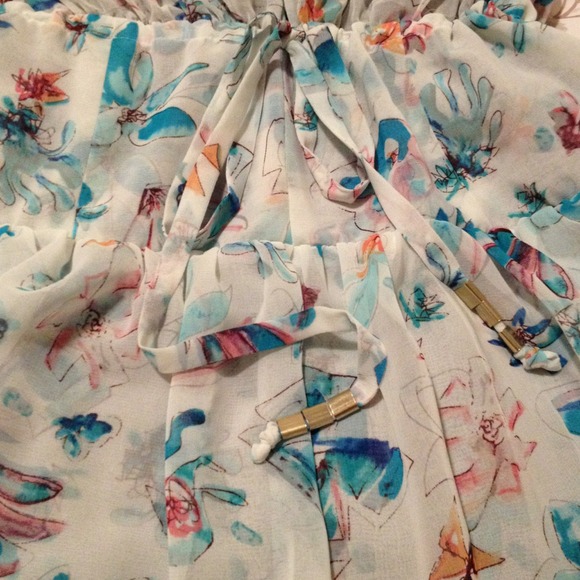 SOLD IN BUNDLE Rachel Roy Floral Halter Dress - Picture 3 of 4