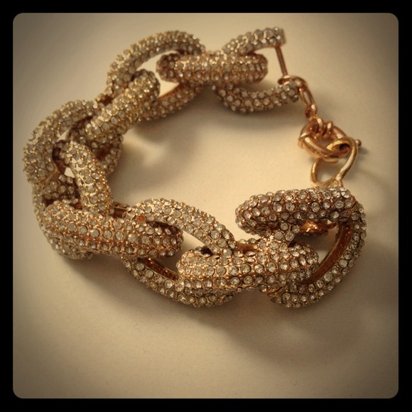 JCREW PAVE LINK BRACELET