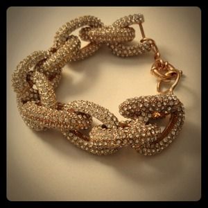 JCREW PAVE LINK BRACELET