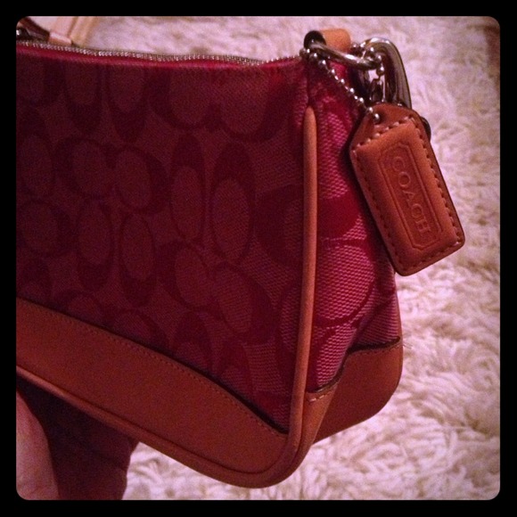 Coach Handbags - Authentic Denim signature coach purse