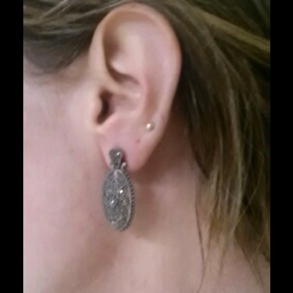 Vintage Sterling silver earring - Picture 4 of 4