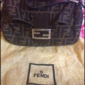 Fendi brown baguette.