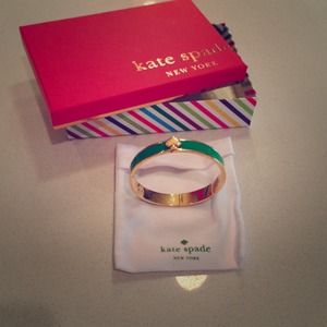 Authentic Kate Spade green bracelet