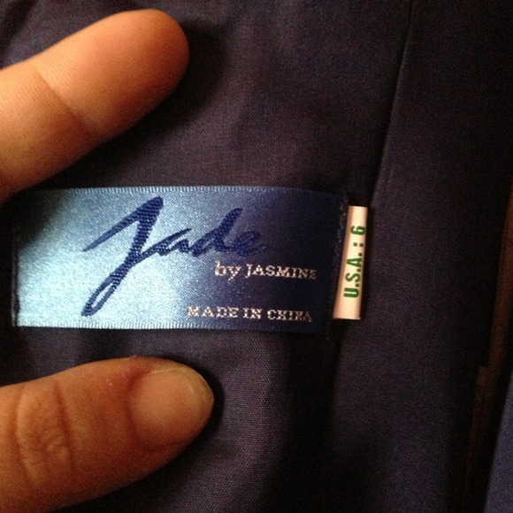 Gala Gown in blue rhapsody color lacy & sequined - Picture 4 of 4