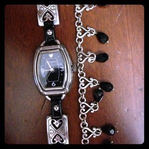 Brighton watch and bracelet set