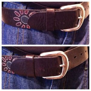 ⁯😉😊 Amazing black leather Fossil belt!