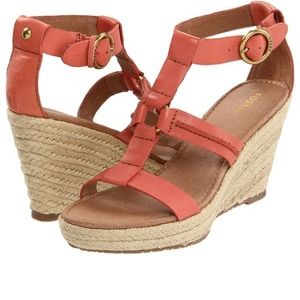 *Reduced* Fossil Selena Wedge Leather Sandal