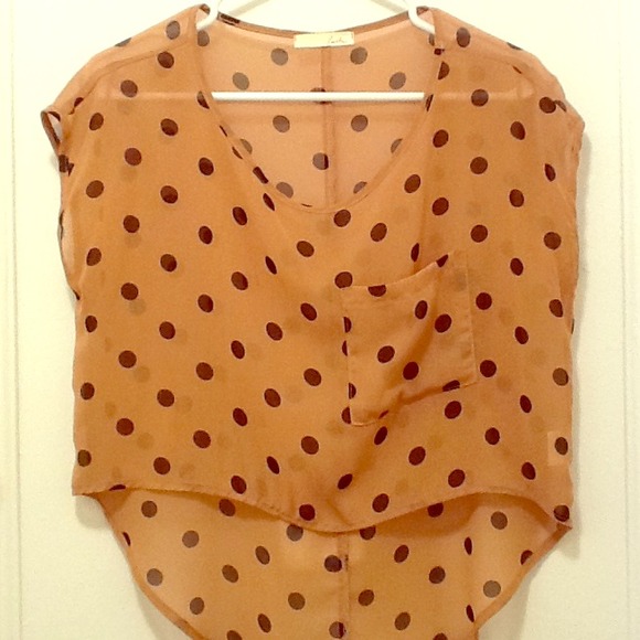Lush sheer top