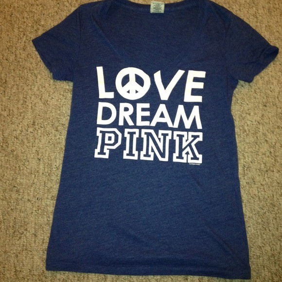Victoria's Secret pink v neck tee