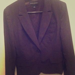 Chocolate Brown, Pinstripe Banana Republic Blazer