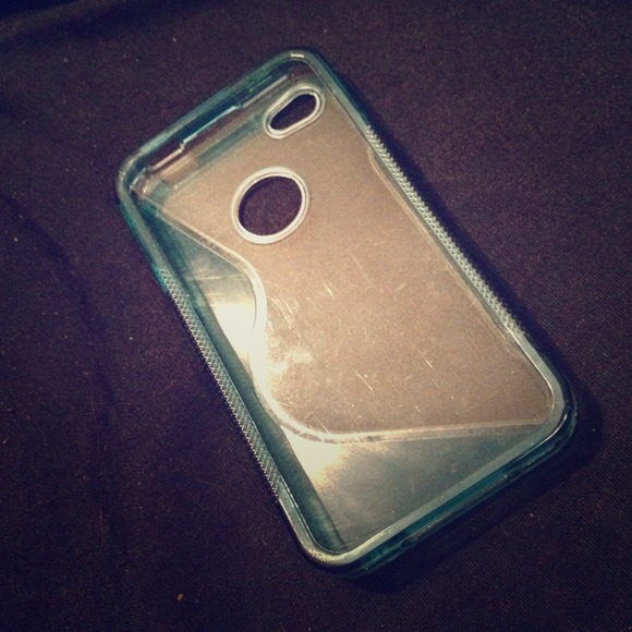 Plastic and gummy iPhone Case