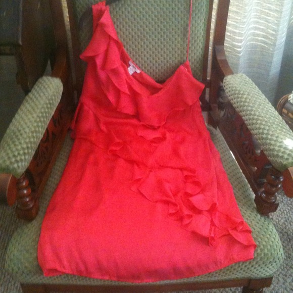 *On Hold* one shoulder ruffle dress