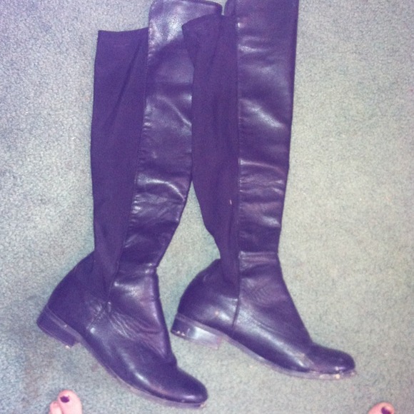 💥Sold💥Over the knee black riding boots new