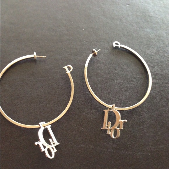 Authentic DIOR Hoops Earrings
