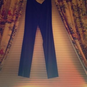 Black tuxedo style slacks
