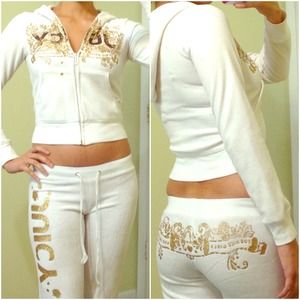 Juicy Couture set of pants an sweater