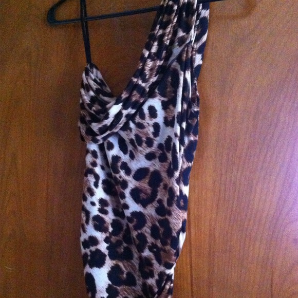 Tunic/dress cheetah worn one time