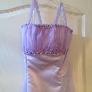 Beautiful lilac colored gown