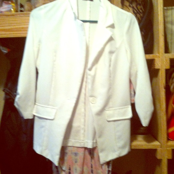 White blazer