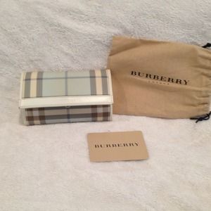Like new Burberry limited edition blue wallet