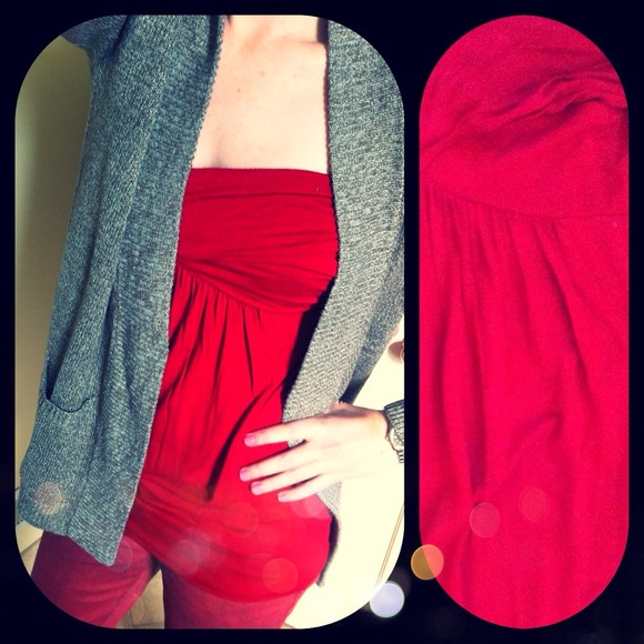 ❌SOLD❌Lovely red tube top