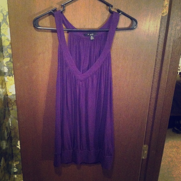 Purple tunic tank