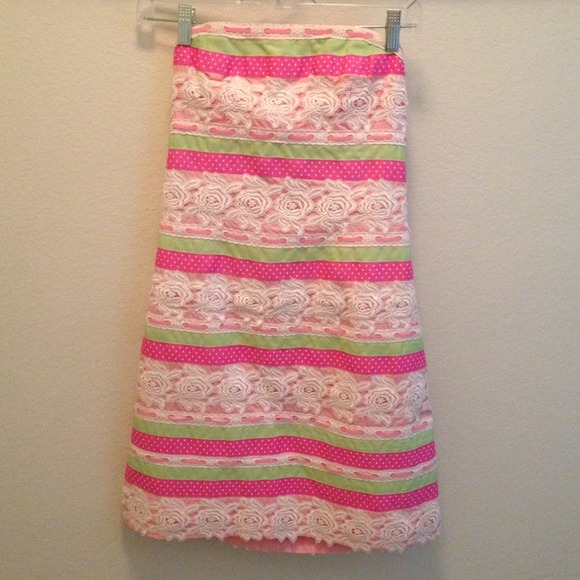 Pink and green Lilly dress