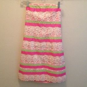 Pink and green Lilly dress