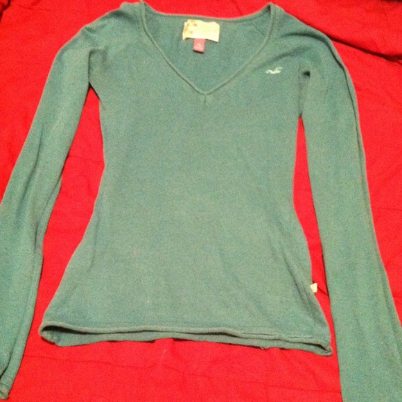 💢SOLD💢Teal long sleeve sweater