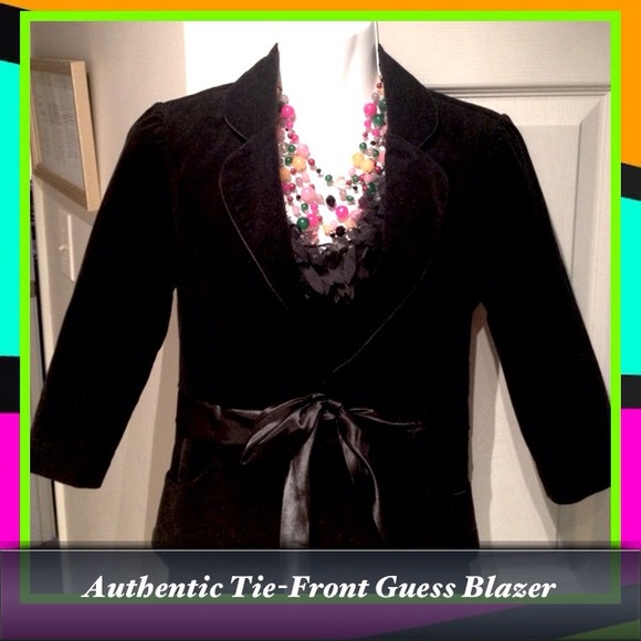 Guess Tie-Front Blazer