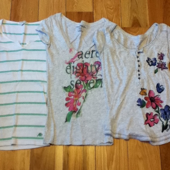 3 Aeropostale T-shirts