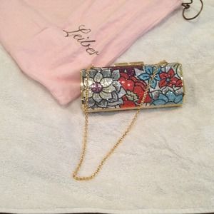 Authentic Judith Leiber very cute jewel clutch.