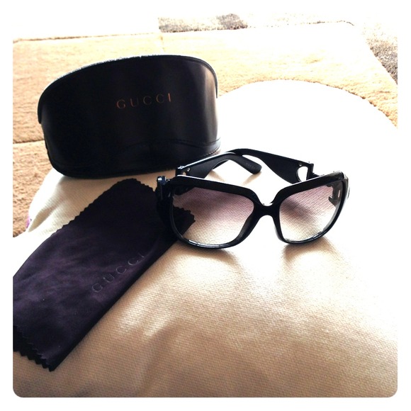 Authentic large Gucci glasses