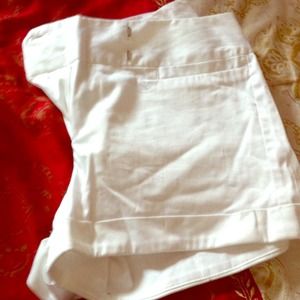 Glam classy white short