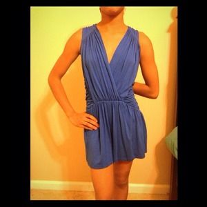 **SOLD**Sexy Bebe Kardashian Blue Romper