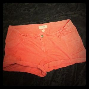 Dark Coral Old Navy shorts