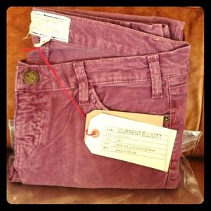 Skinny pink pants from Elliott.