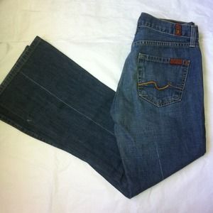 Never Worn!! Seven for all Mankind bootcut jeans.