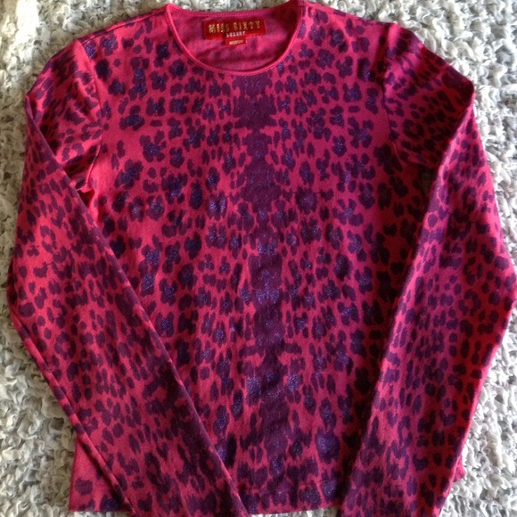 🎀sold🎀Miss Sixty luxury leopard top - Picture 3 of 4