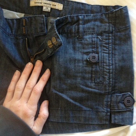 Like New Tailored XXI Denim Shorts - Picture 2 of 4
