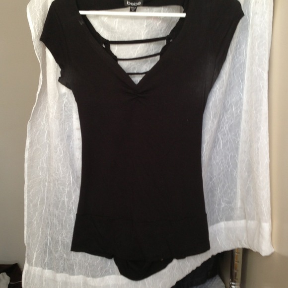 Bebe cut out blouse