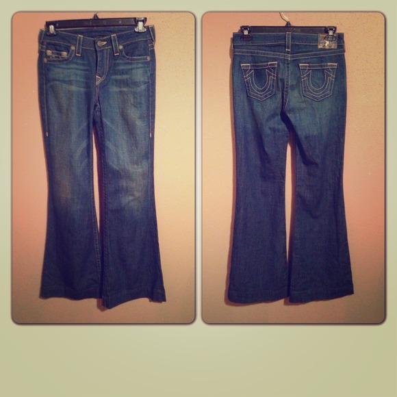 True Religion Wide leg Jeans
