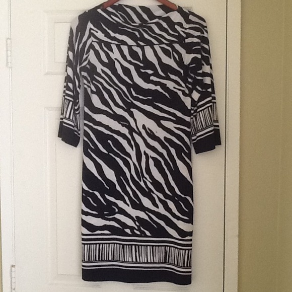 Black and white dress